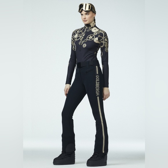 Goldbergh Cher Ski Polyamide & Elastane Pants in Black -Women's US Size 4 - Picture 4 of 13